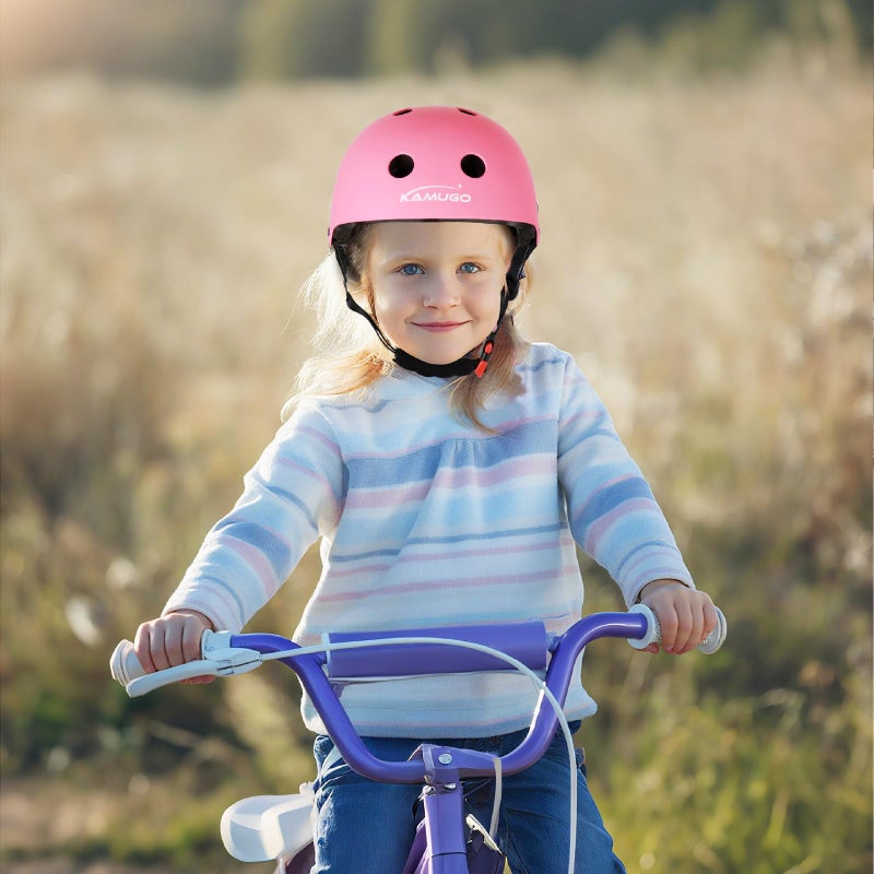 KAMUGO Toddler Bike Helmet, Kids Helmet for Girls Boys Ages 2-8 Years,Toddler Adjustable Helmet Suitable for Bicycle Skating Scooter Multi-Sports - Image 2